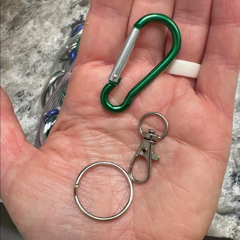 Key chains and carabiners